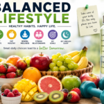 Balanced lifestyle supporting health, productivity, personal growth, and happiness
