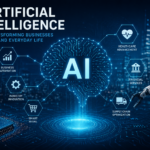Artificial Intelligence transforming businesses with automation, machine learning, and smart technology.