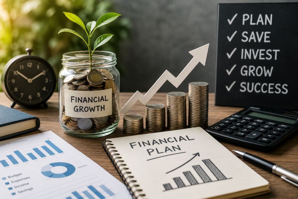 Financial planning and money management strategy for long-term financial stability