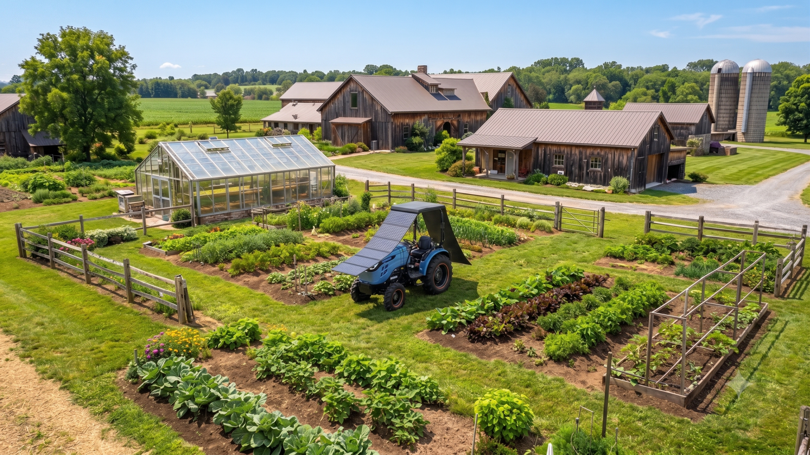 GoSun Moonrider 27 solar electric tractor for modern farming