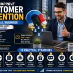Small business improving customer retention and customer loyalty