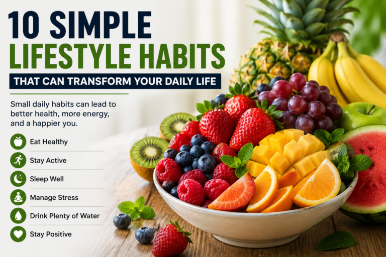 Simple Lifestyle Habits for Better Health and Productivity
