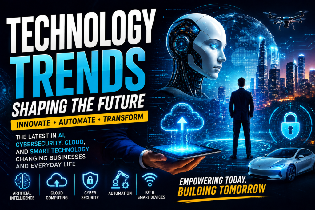 Technology trends 2026, AI, cybersecurity and digital innovation