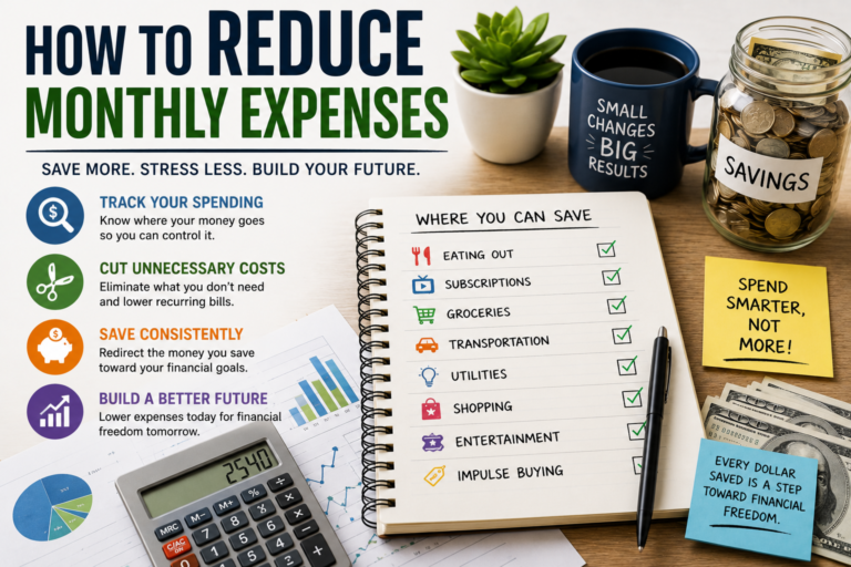 How to Reduce Monthly Expenses