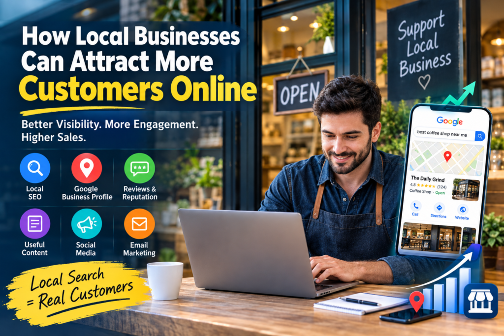 How local businesses can attract more customers online