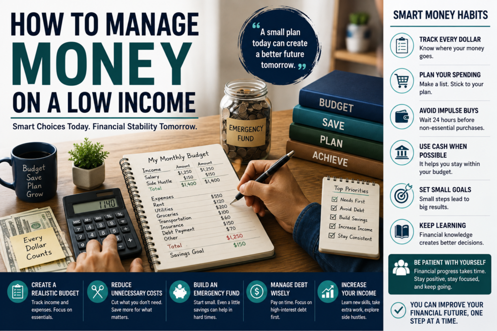 How to Manage Money on a Low Income