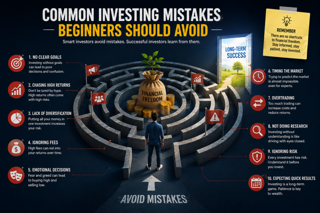 Common investing mistakes beginners should avoid