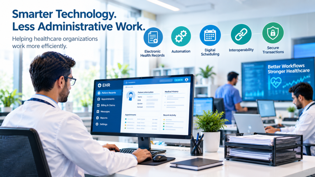 Healthcare technology reducing administrative work